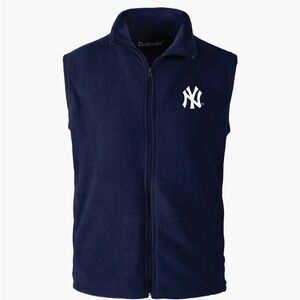 Dunbrooke Men's Dark Blue New York Yankees Fleece Vest Size Medium